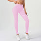 Plaid Seamless Compression Tights