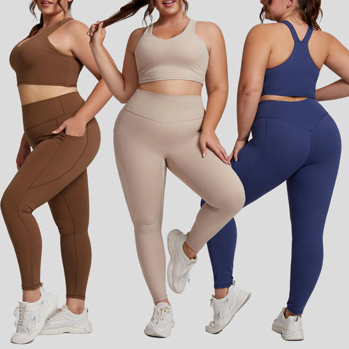High-Impact Plus Size 2-Piece Set
