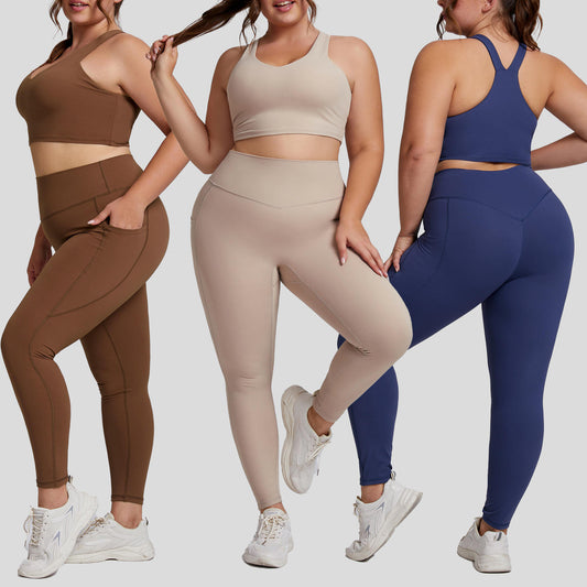 High-Impact Plus Size 2-Piece Set