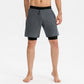 Dual-Layer Men’s Training Shorts