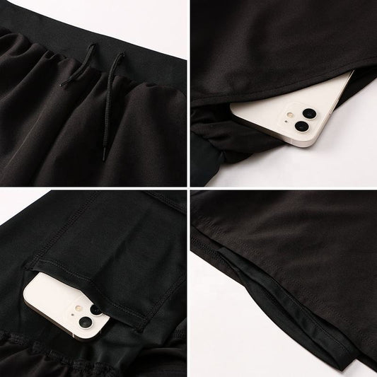 Dual-Layer Men’s Training Shorts
