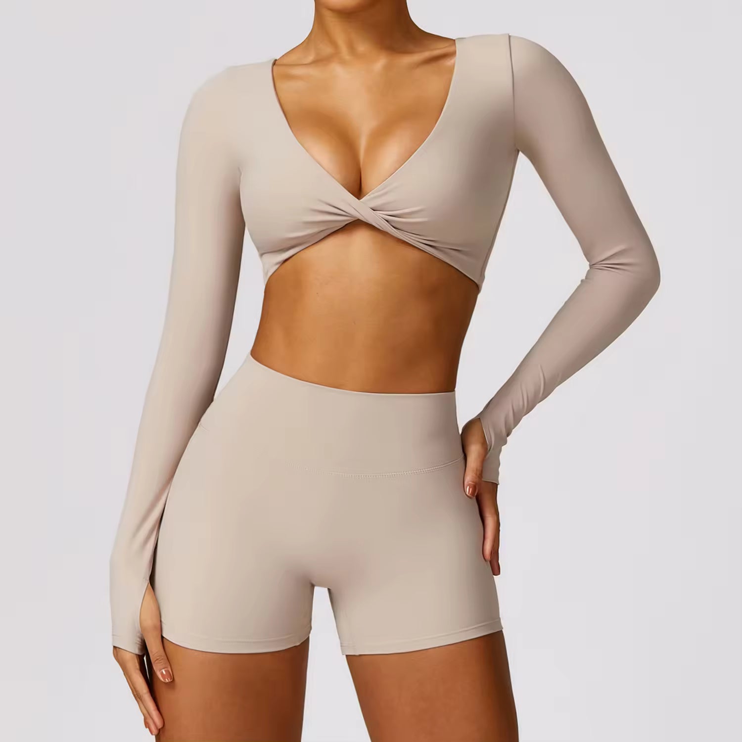 Plaid Hybrid Fitness Set