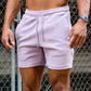 Worsted-Knit Hybrid Split-Hem Running Shorts
