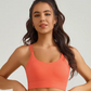 Plaid Performance Bra