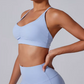 Pleated Halter Bra