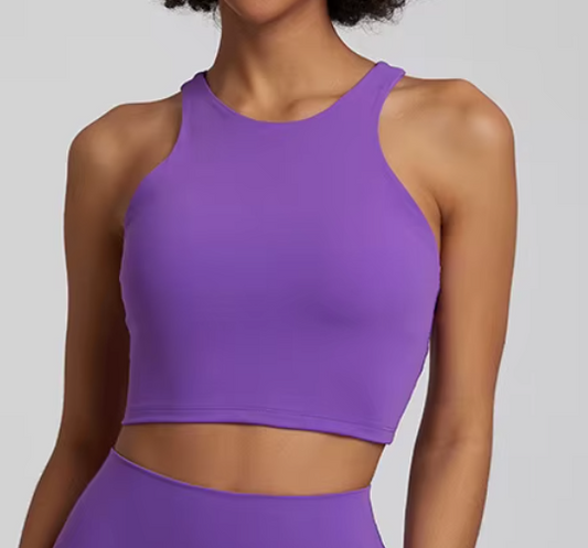 Performance Plaid Sport Bra